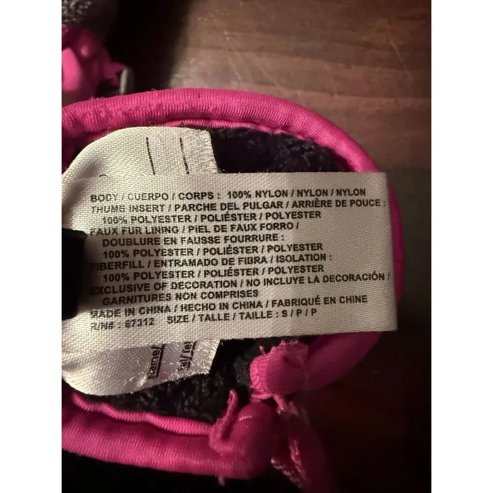 Head Girls Youth Size Small Gloves Pink Purple Waterproof Warm Ski Mittens Snow